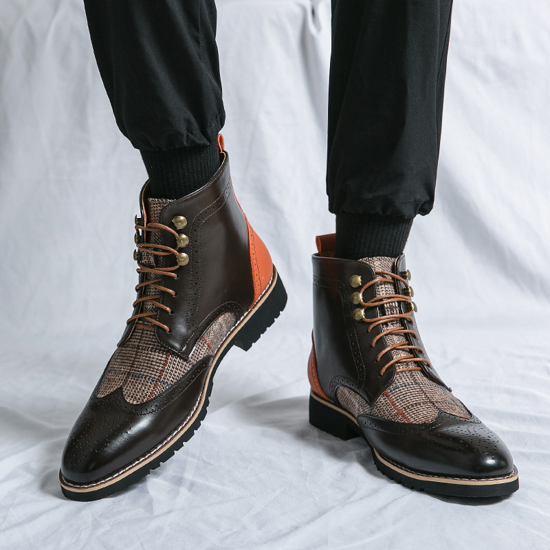 Fashionable Outdoor Combat Boo - đánh giá và giá Mens Fashion Combat Boots