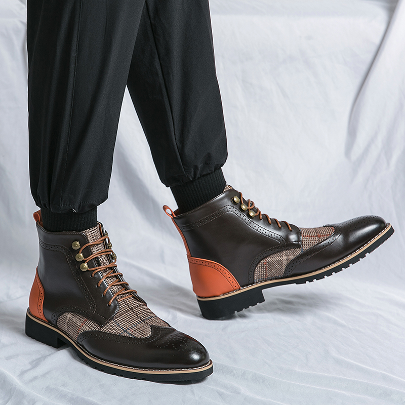 Fashionable Outdoor Combat Boo - đánh giá và giá Mens Fashion Combat Boots